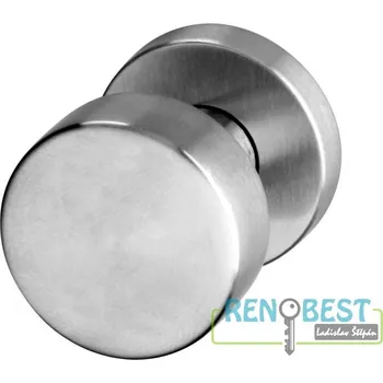 Dveřní kování AC-T Koule na dveře ACT závit plochá nerez PK Provedení: pevná, Povrchová úprava: nerez