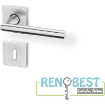 Dveřní kování AC-T Dveřní kování DORA R HR PullBloc black nerez PK Provedení: klika pravá/koule, Varianta: Povrchová úprava: Nerez; Typ klíče: FAB, Varianty: PullBloc