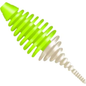 Umělá nástraha Cormoran Belly Rib - barva chatreuse / white česnekové aroma