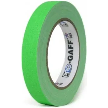 Lepicí páska PRO GAFF FLUORESCENT - 19 mm zelená