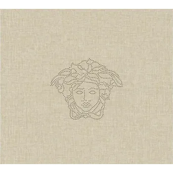 Tapeta A.S. Création | Vliesová tapeta na zeď Versace 32950-2 | 0,70 x 3,3 m | metalická, béžová + Metalická, béžová vliesová tapeta na stěnu 329502 v rozměru 0,70 x 3,3 m