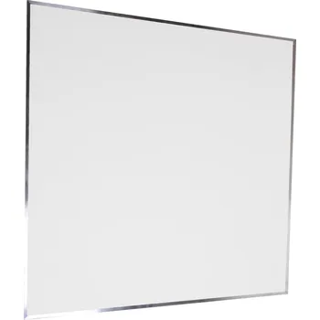 VYLEN s.r.o. Pěnová nástěnka s hliníkovým rámem 100 x 100 cm 00 Bílá