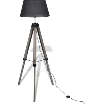 Dekorativní svítidlo Designová stojací lampa černá