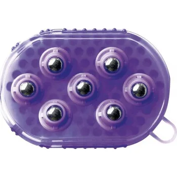 Čištění pro koně Hřbílko masážní kuličkové - fialové