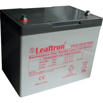 Lodní motor Akumulátor Leaftron LTC12-75 (12 V/75 Ah)