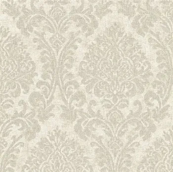 Tapeta Vliesové tapety zámecký vzor hnědý na hnědém podkladu