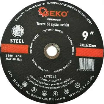 Řezný kotouč Geko G78242