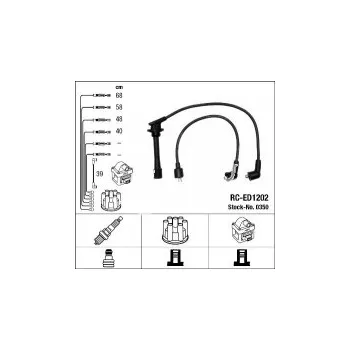 Zapalovací kabel Sada kabelů pro zapalování NGK RC-ED1202 - DAIHATSU