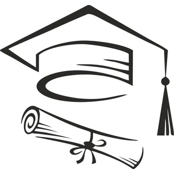 Obraz PROMOČNÍ KLOBOUK s diplomem, pískování grafického obrázku (Pískování obrázku z naší nabídky)