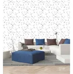 DIMEX | Vliesová tapeta na zeď Dimex Line WP-022-01 | 0,75 x 10 m | černá, bílá + Vliesová tapeta na zeď Dimex Line WP02202 v rozměru 0,75 x 10 m