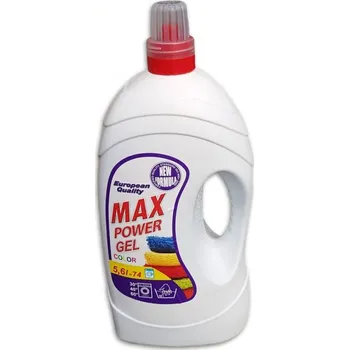 Prací gel Max Power gel na barevné prádlo 5,6 l 186 PD