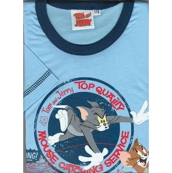 Chlapecké pyžamo Taro, dětské pyžamo 568-T&J,krátký rukáv, modrá, vel. 92