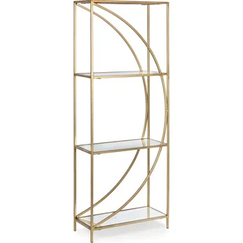 Knihovna BIZZOTTO Kovová knihovna ELENOR D zlatá 0746421