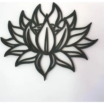 Obraz Lotosový květ obraz - Tmavě hnědá lazura