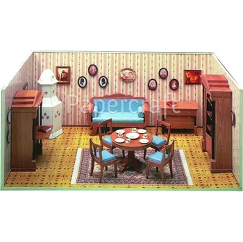Papírový model Papírový model - Pokoj ve stylu Biedermeier (72470) - 107000194