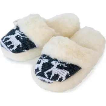 Dámské pantofle Vlněné papuče nízké Rudolf šedé 43-44