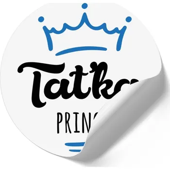 Samolepící dekorace Samolepka - kruh Taťka prince