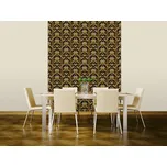 DIMEX | Vliesová tapeta na zeď Dimex Line WP-137-01 | 0,75 x 10 m | černá, zlatá + Vliesová tapeta na zeď Dimex Line WP13801 v rozměru 0,75 x 10 m