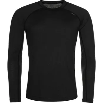 Pánské termoprádlo Pánské funkční Merino triko Kilpi MAVORA TOP-M Černá NM0022KIBLK