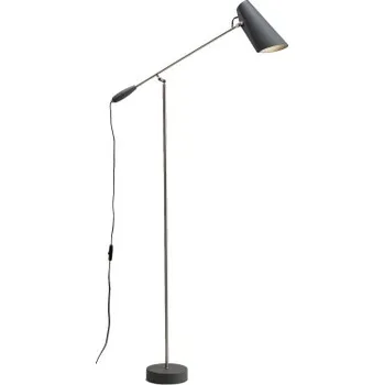 Stojací lampa Birdy Floor šedá / ocel