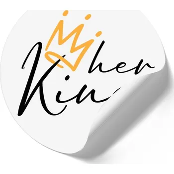 Samolepící dekorace Samolepka - kruh Her King