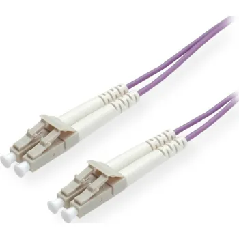 Síťový kabel XtendLan FO patch LC-LC 2m 50/125 duplex OM4, LS0H FOP-LCLC-D-2-50-OM4