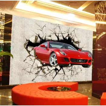 Tapeta Solution Media 3D tapeta - Sportovní auto MU794D 1 - Voděodolné plátno - Textilní tapeta omyvatelná - 250g/m2