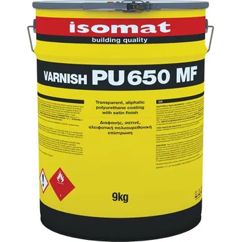 Penetrace ISOMAT VARNISH PU 650MF Alifatický polyuretanový nátěr, satén, transparentní, 4 kg