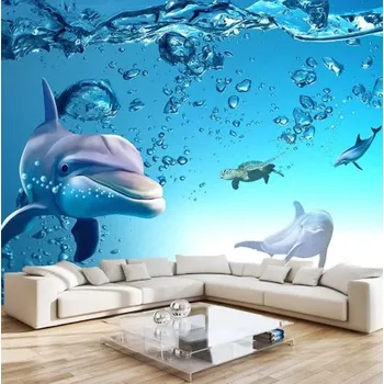 Fototapeta Solution Media 3D tapeta -Delfín v bublinách MU2913 6 - Samolepící tapeta - 380-450g/m2