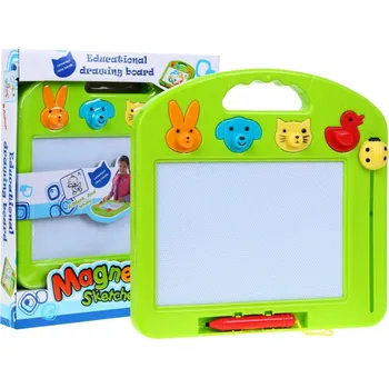 Magnetická kreslící tabulka RKToys Magnetická tabulka s razítky