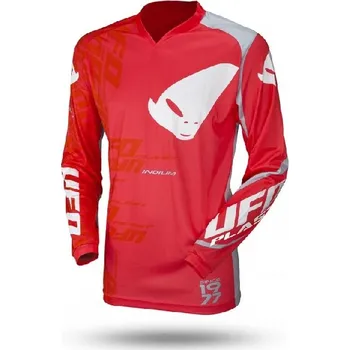 Moto dres INDIUM 4470-BFLU červený off-road dres UFO - XL