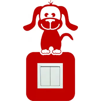 samolepka Merci-shop. Samolepka na zeď, vypínač - Pes ( 13 x 25 cm )