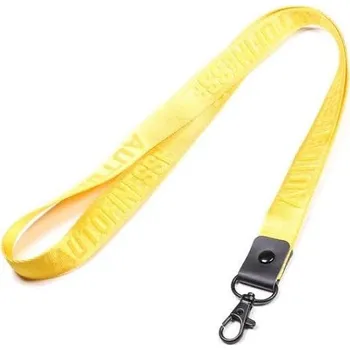 Dlouhá klíčenka Auto Finesse Luxury Embossed Lanyard Long Yellow