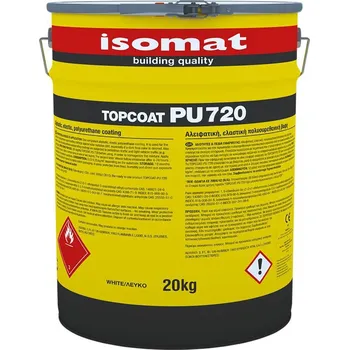 Penetrace ISOMAT TOPCOAT-PU 720 Alifatický polyuretanový vrchní nátěr, okenní šedá, 20 kg