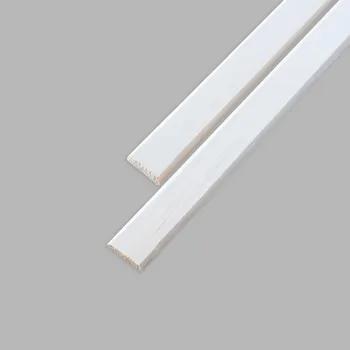 soklová lišta Dřevěná Lišta Plochá 2 x Zakulacená 5 x 35 mm