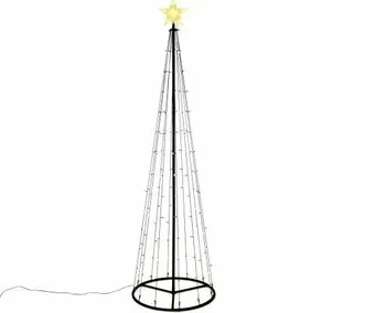Vánoční osvětlení Nexos Trading D47224 světelná pyramida 150 LED teple bílá