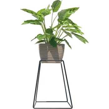 Stojan na květiny UVAX Kovový stojan na květiny JEHLAN černý, velikost XXL