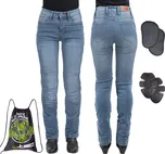 W-TEC Dámské moto jeansy Lustipa modrá - XL