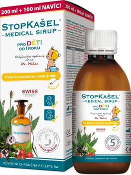 Přírodní produkt Simply You Dr. StopKašel Medical sirup od 1 roku 300 ml