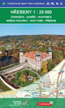 Turistické mapy pro každého 67: Hřebeny 1:25 000 - Nakladatelství Geodézie On Line (2018)