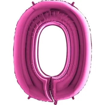 Balónek FLEXMETAL Balón foliový číslice RŮŽOVÁ - PINK 102 cm - 0