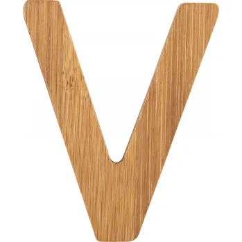 Dekorace do dětského pokoje small foot Bambusové písmeno V