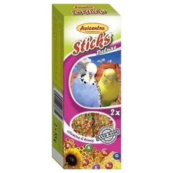 Krmivo pro ptáka Avicentra tyčinky andulka - vitam.+med 2ks