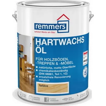 Olej na dřevo Tvrdý voskový olej Aidol Hartwachs-Öl 2.5L bezbarvý