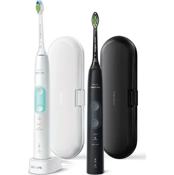 Elektrický zubní kartáček Philips ProtectiveClean HX6857/35 Black and White
