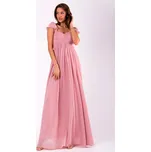 Dlouhé šaty 125265 - YourNewStyle pudrová S