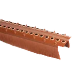 Větrací pás (kartáč) Standard cihlově červená