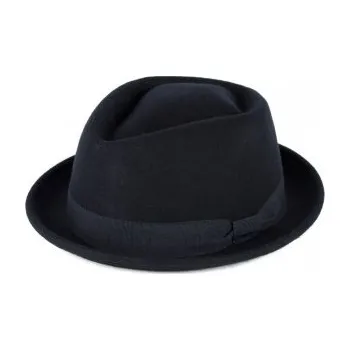 Klobouk Pork Pie Hat, Velikost: S, Barva Tmavě modrá Gift3 HT-1073-4