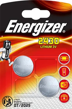 Článková baterie Energizer CR2430 2 ks