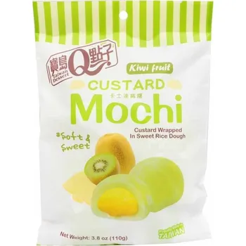 Qmochi Japonské Koláčky Custard Kiwi 110g